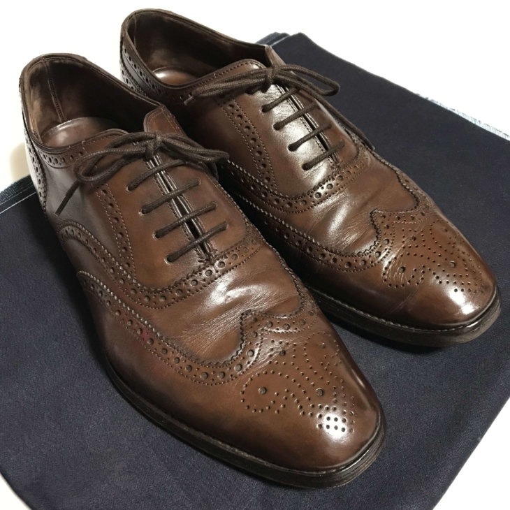 7年履いている ローク10 Loake 10 バッキンガム Kutsumedia