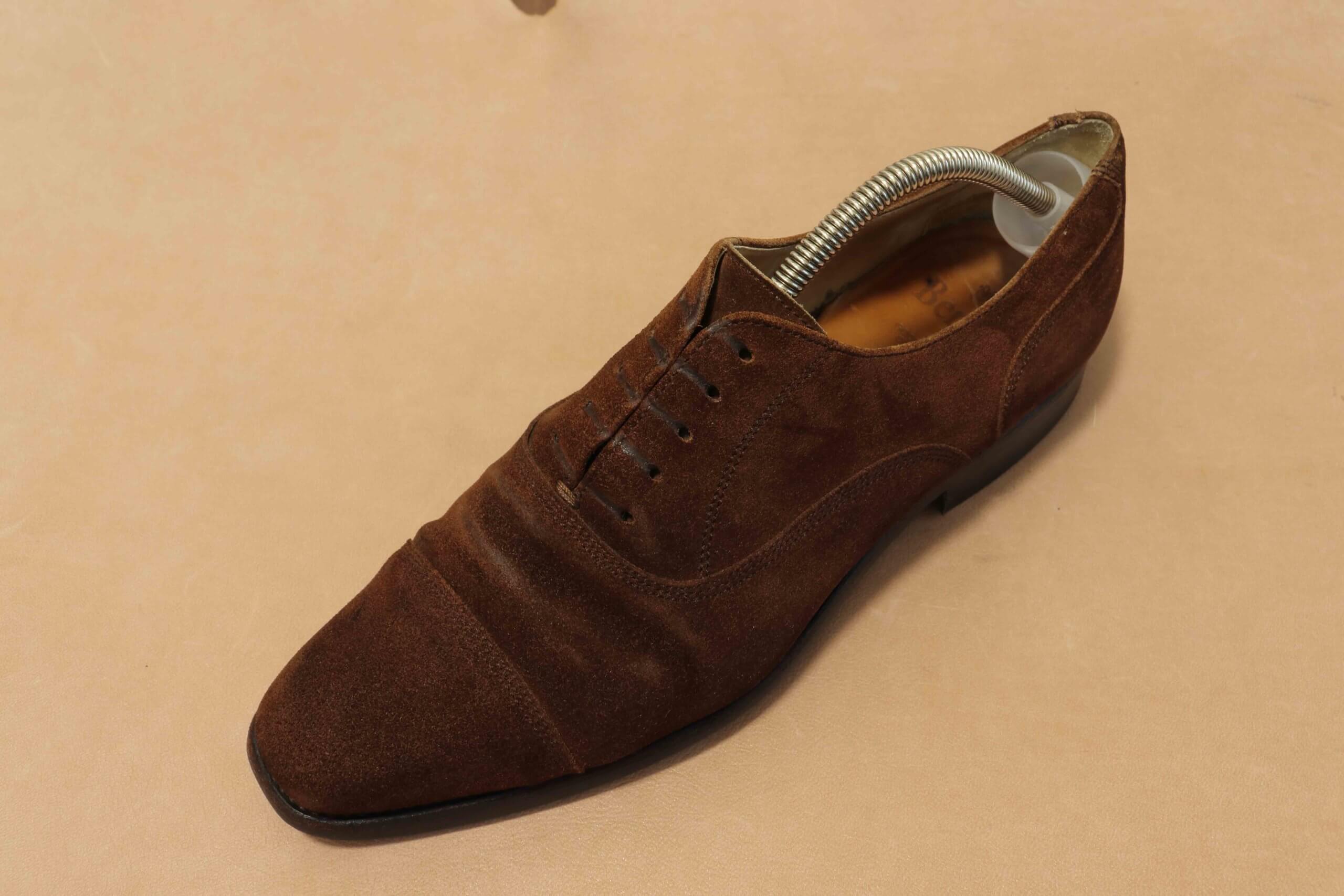 ファマコ(FAMACO)の使い方【ブラウンのスエード靴を補色してみた】 | KutsuMedia（クツメディア）-革靴と靴磨きのブログメディア