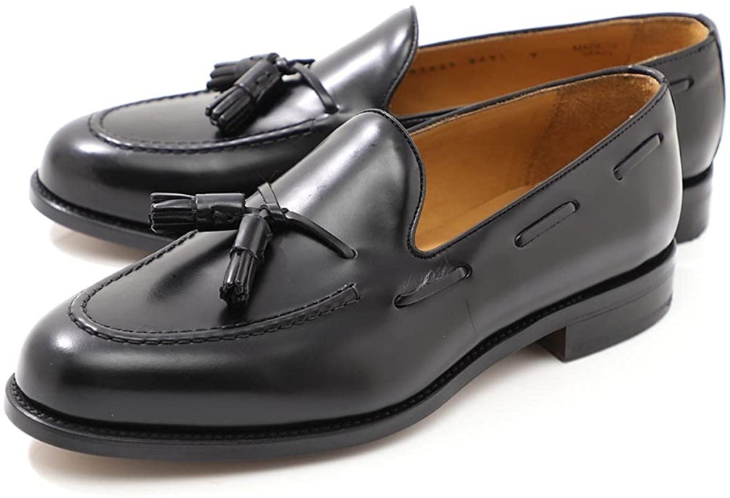 バーウィック】4340 タッセルローファー 茶 7.5 ハーフラバー  